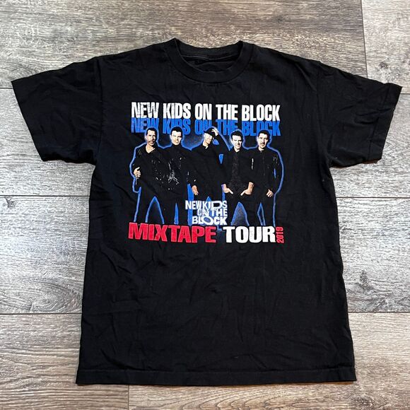 Black New Kids On The Block Mixtape Tour 2019 T-Shirt Band Tee Concert - Large - Picture 1 of 4